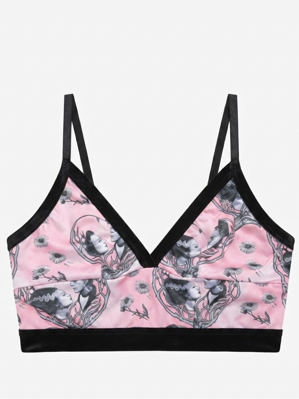 Handmade Bride of Frankenstein Bralette